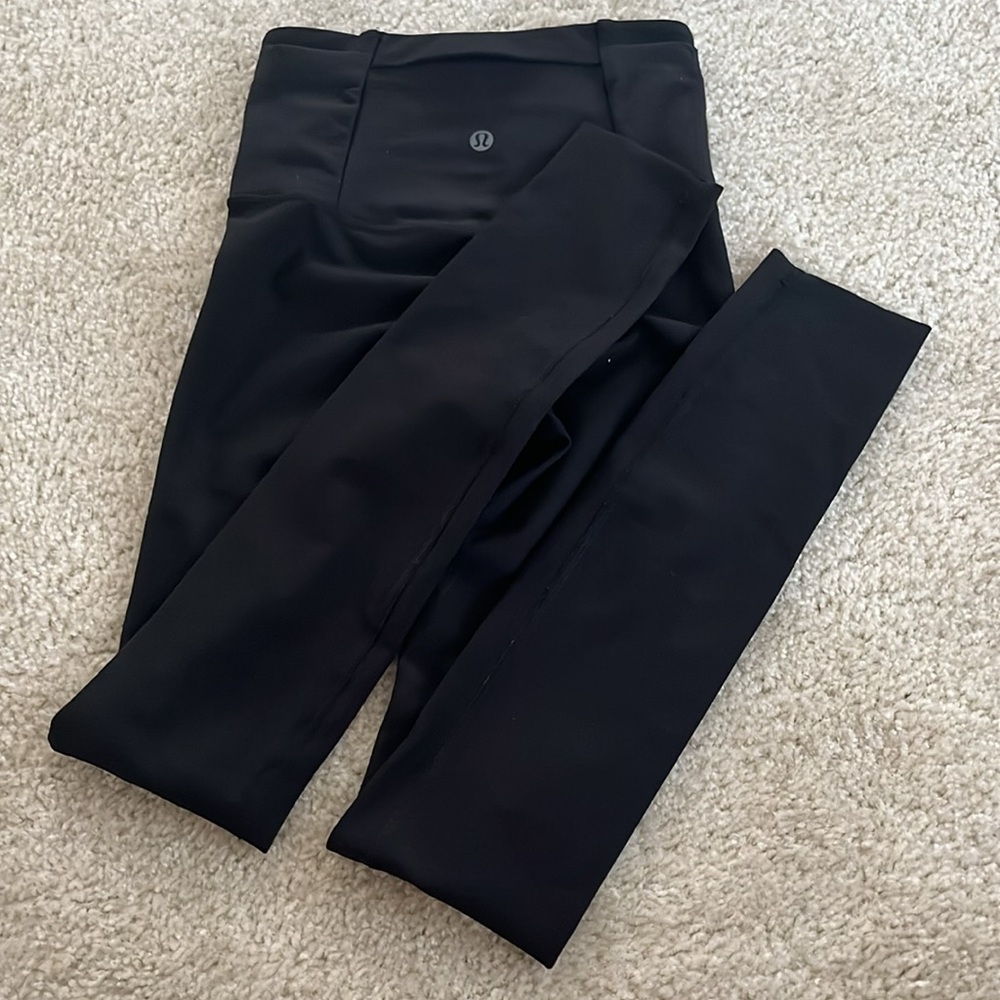 Black Lululemon leggings size 2